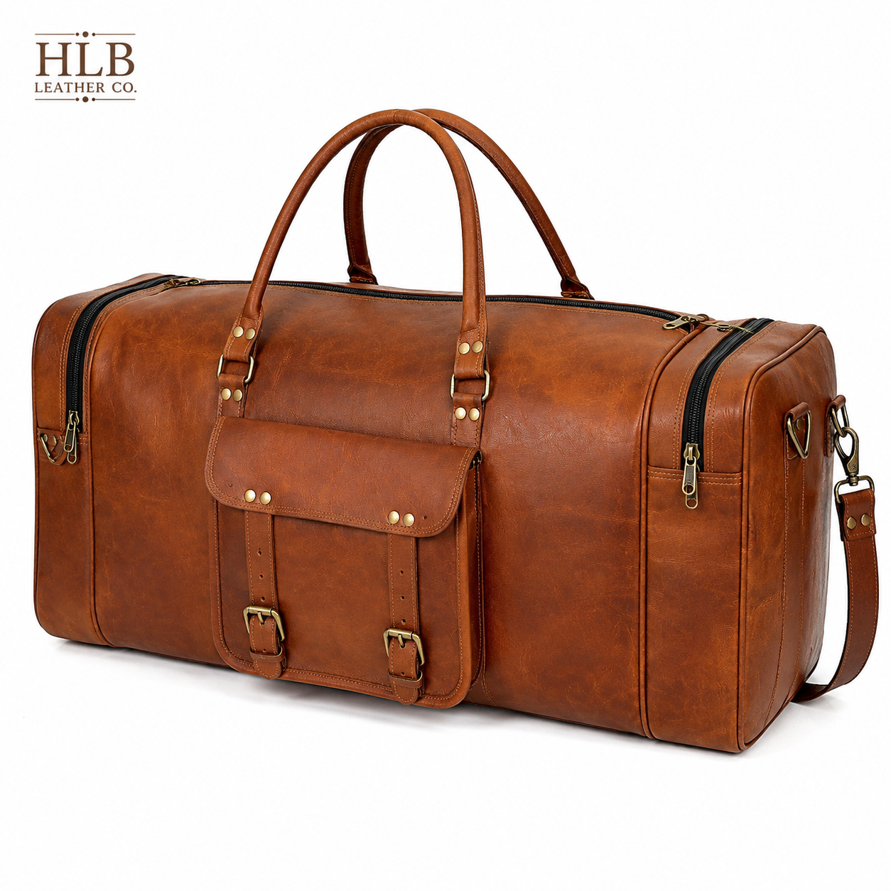 Iconic Full Grain Leather Duffel Bag