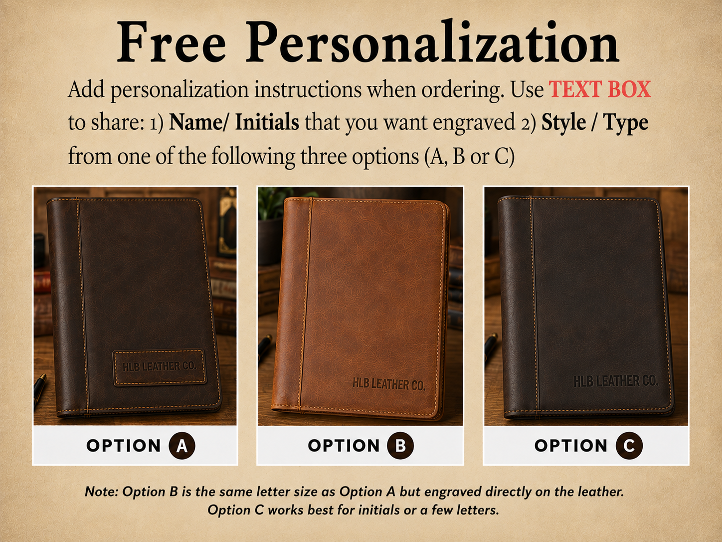 Brown Leather Portfolio Case with Carry Handle – A4 Business Organizer
