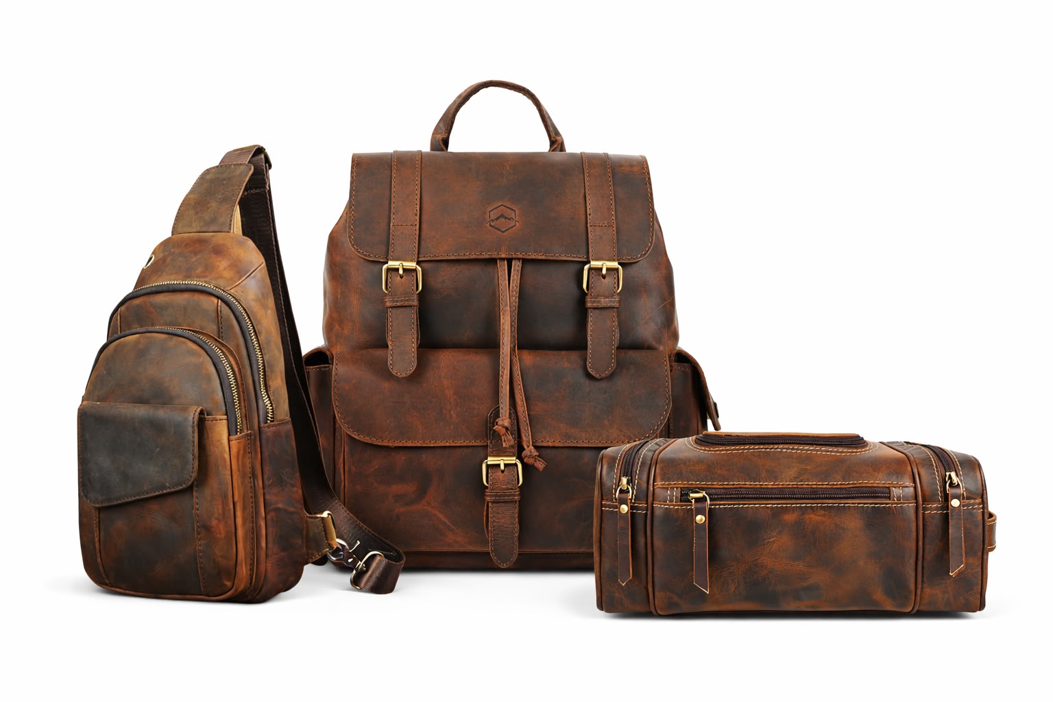 Emerson Buffalo Leather Voyager Combo Set