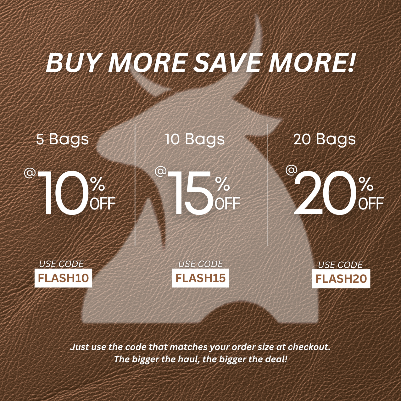 Farm Premium Buffalo Leather Duffle Combo