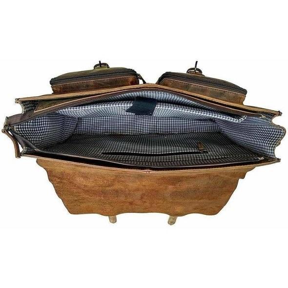 Lennox Leather Messenger Bag – Classic Work & Everyday Satchel