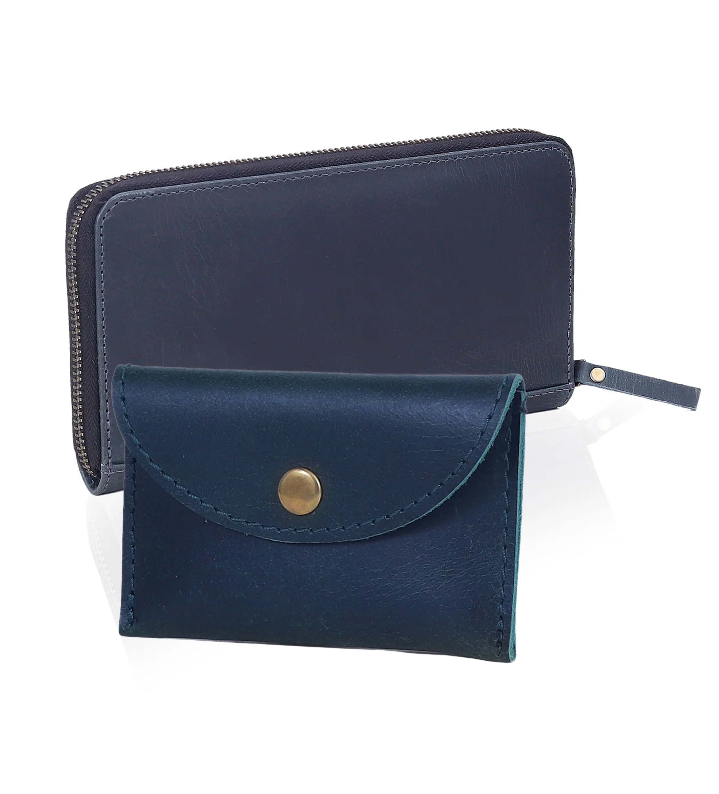 HLB Leather Bag Combo - Blue
