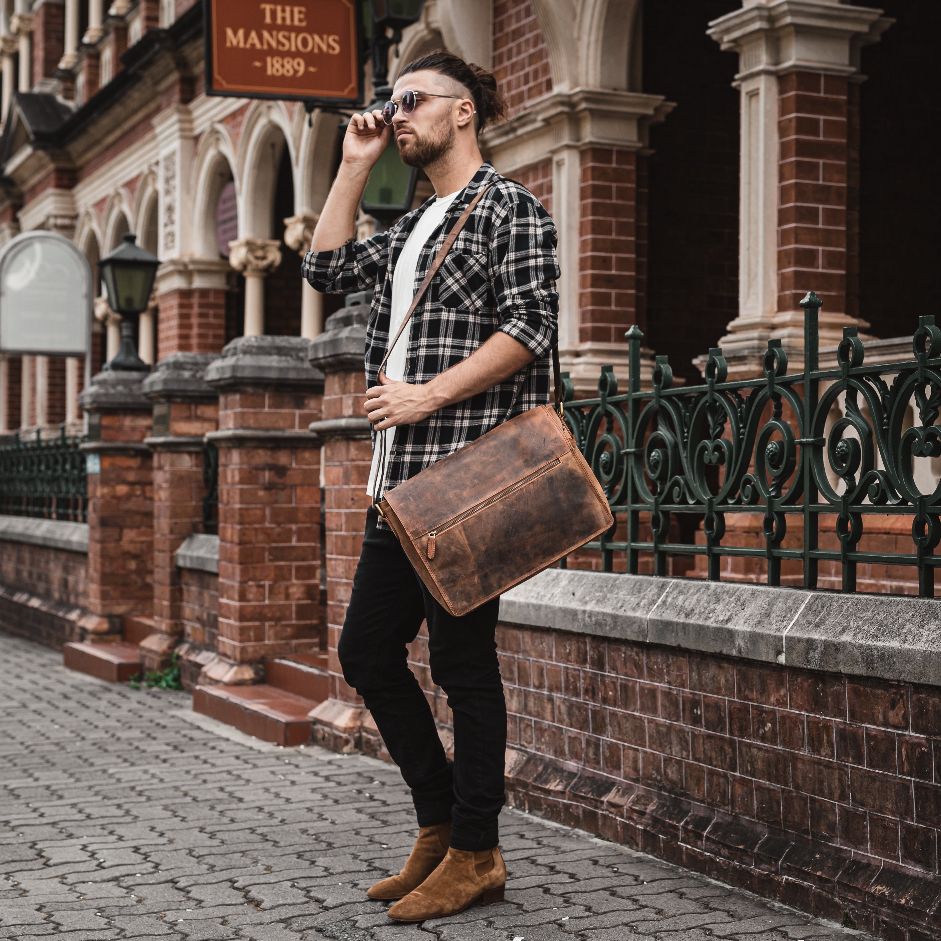 Leather Laptop Bag Richmond