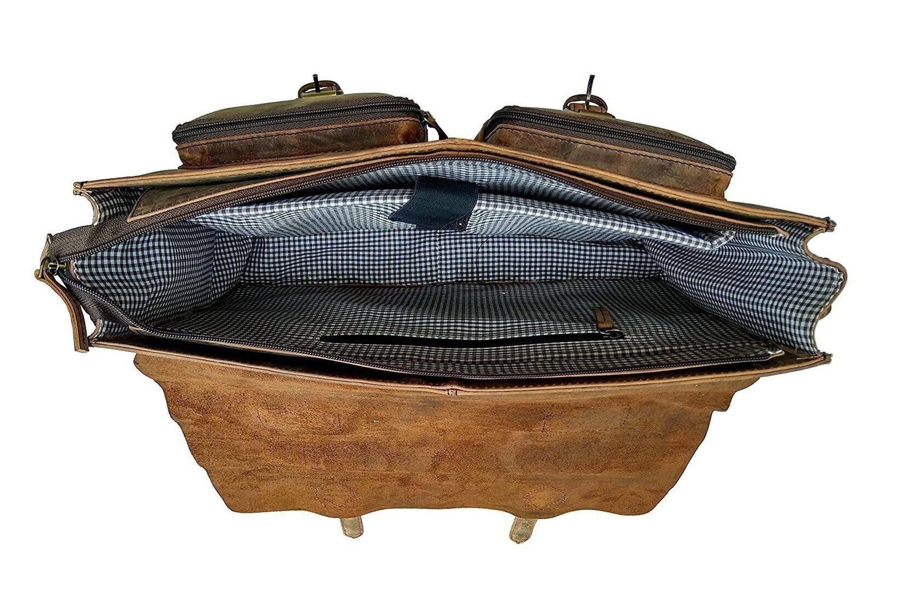 Hunter Buffalo Leather Messenger Bag