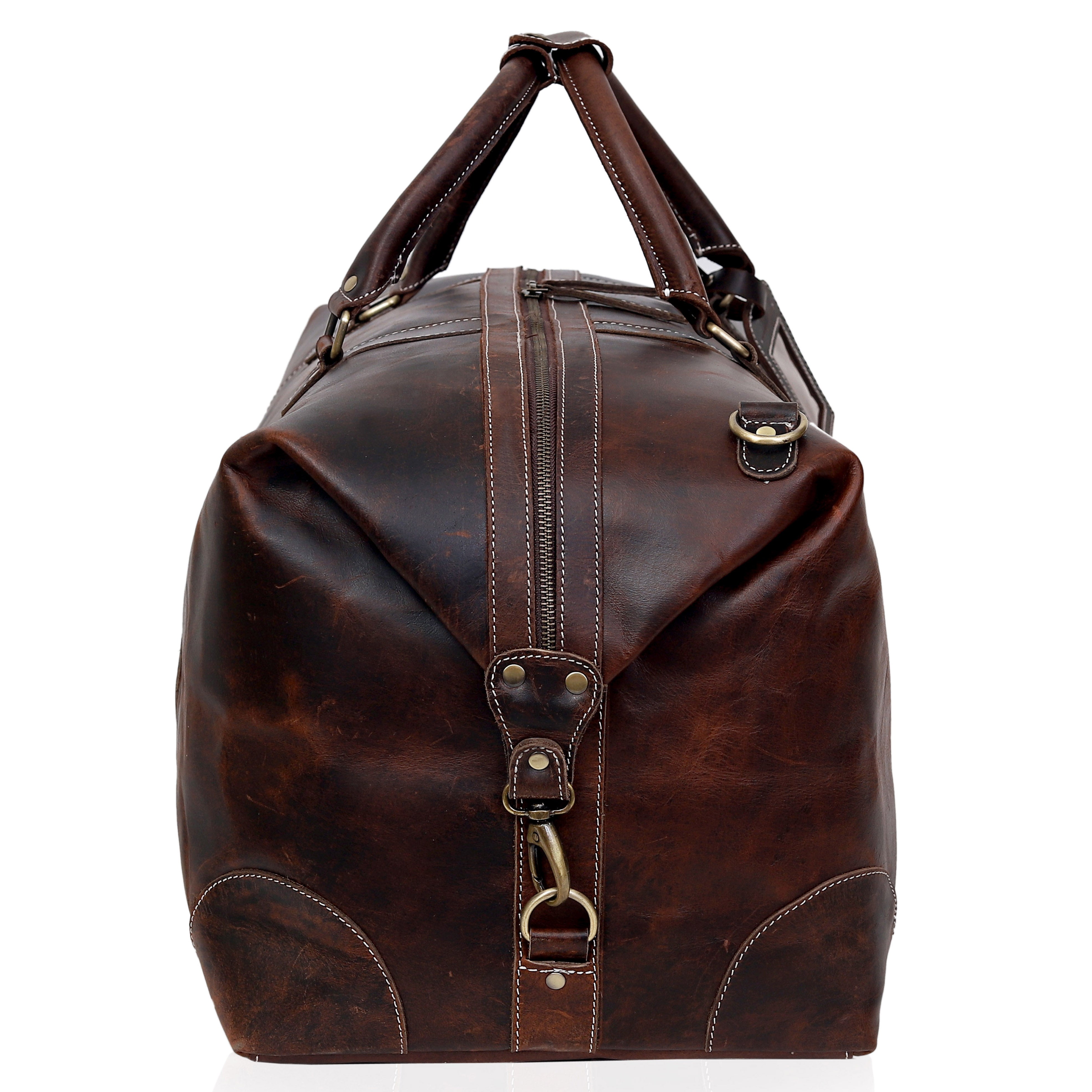 Nashville Leather Duffel Bag Men - Brown
