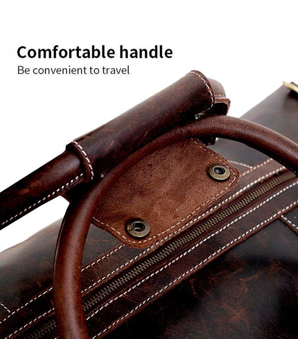 Nashville Leather Duffel Bag Men - Brown
