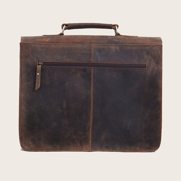 Premium Buffalo Leather Messenger Bag for Men