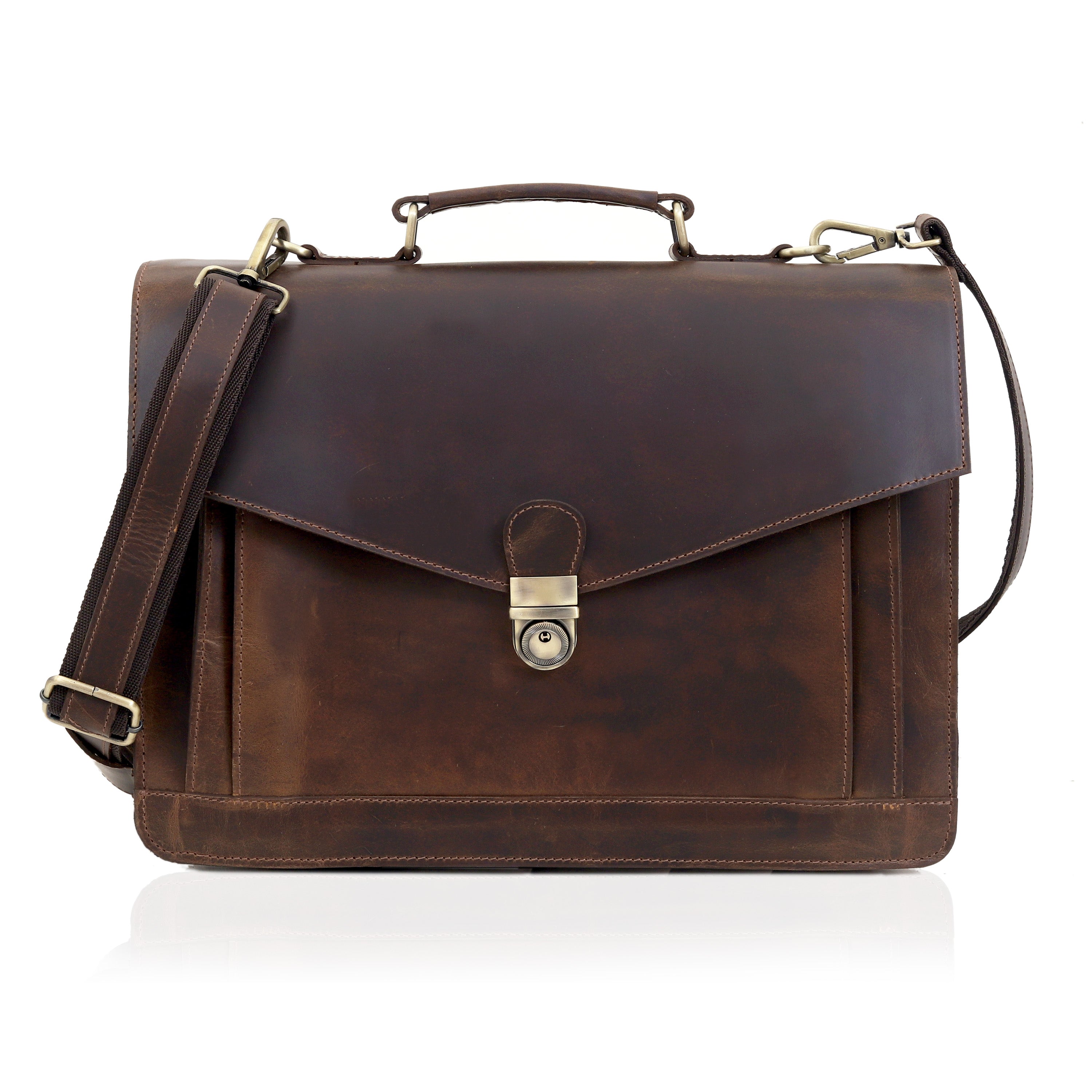 Lawyer Leather Briefcase Bag