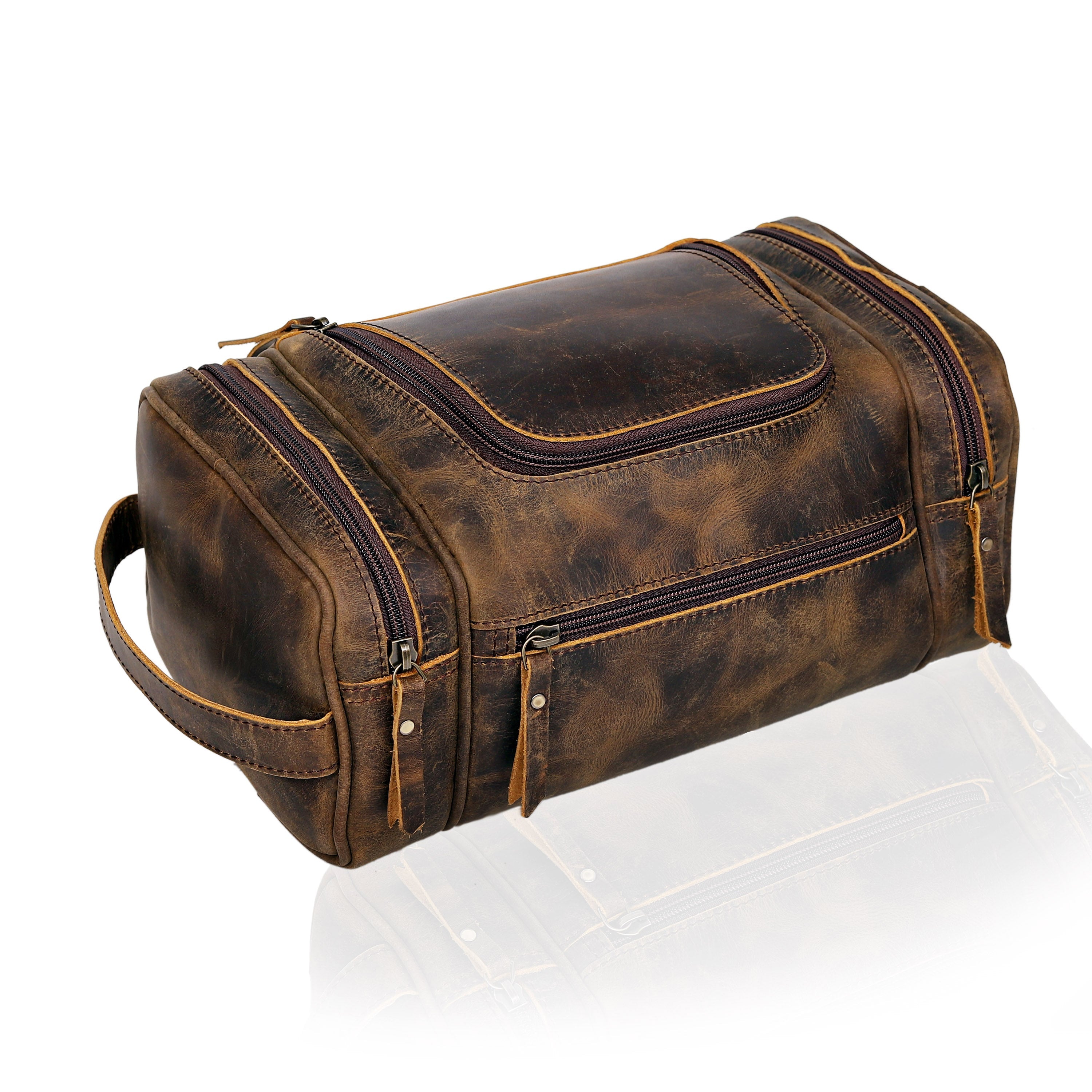 Farm Premium Buffalo Leather Duffle Combo