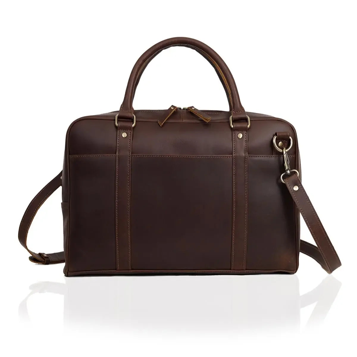 Hudson Buffalo Leather Briefcase