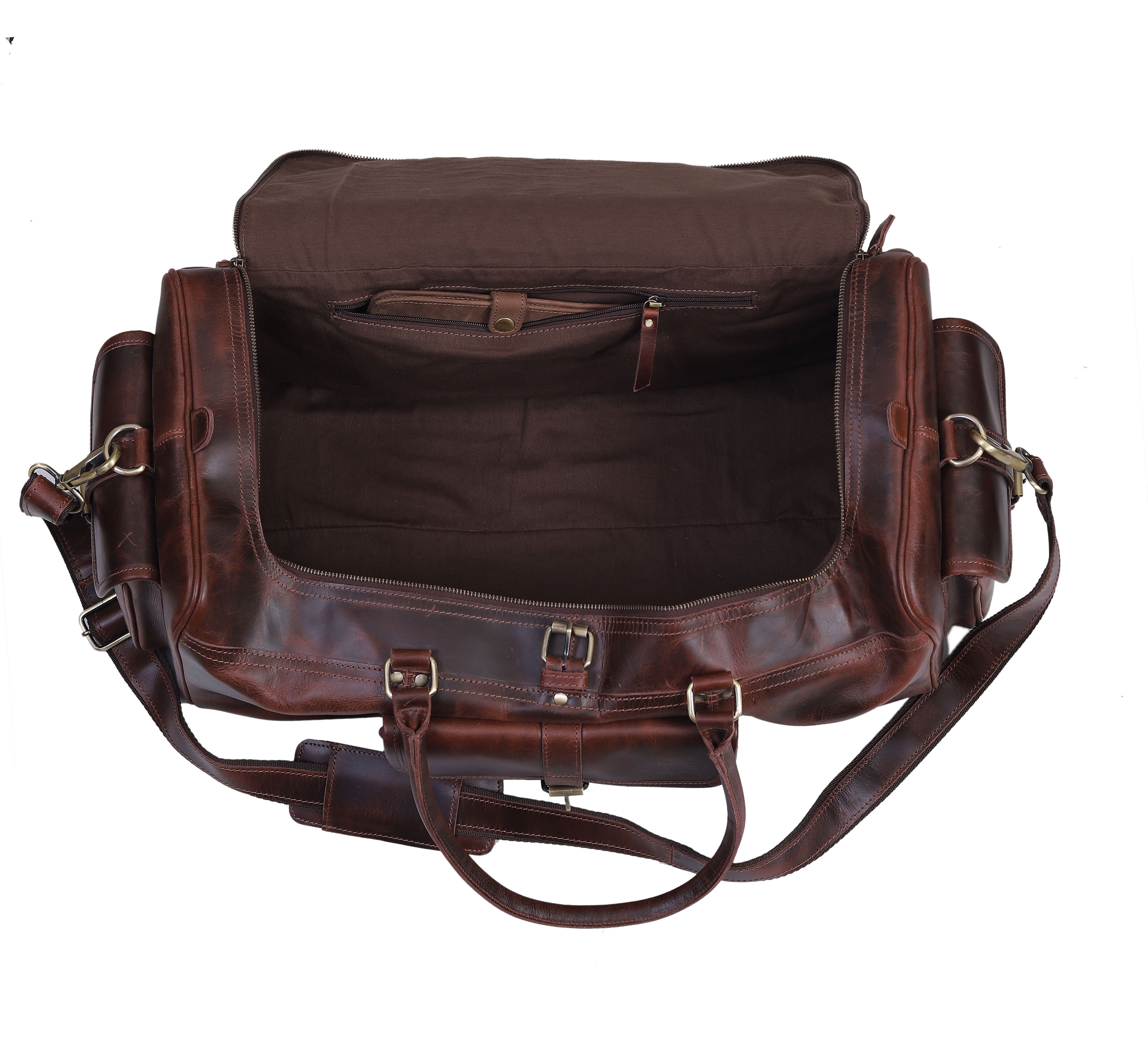Roosevelt Buffalo Leather Duffle Bag
