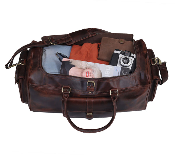 Roosevelt Buffalo Leather Duffle Bag