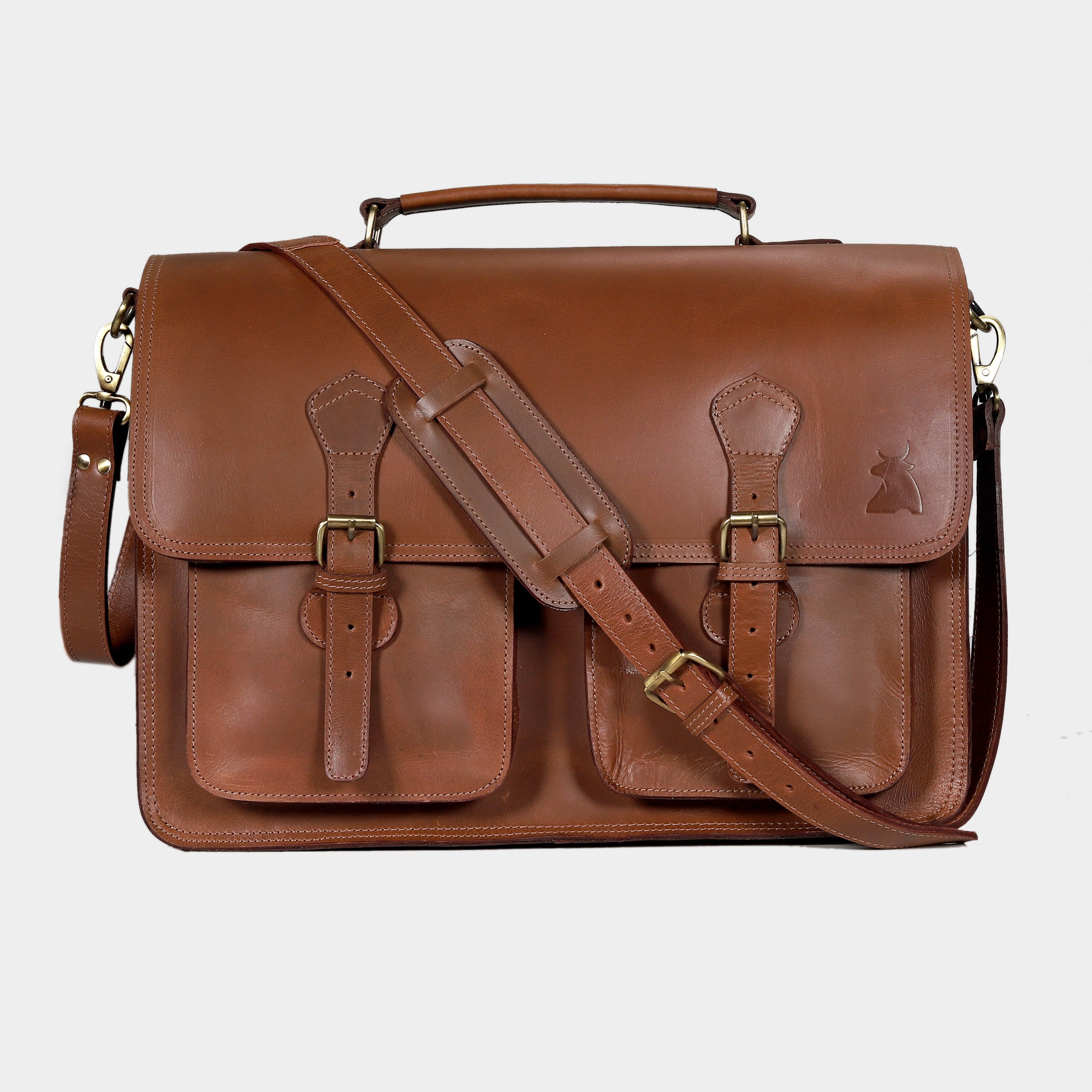 Roosevelt Buffalo Leather Briefcase