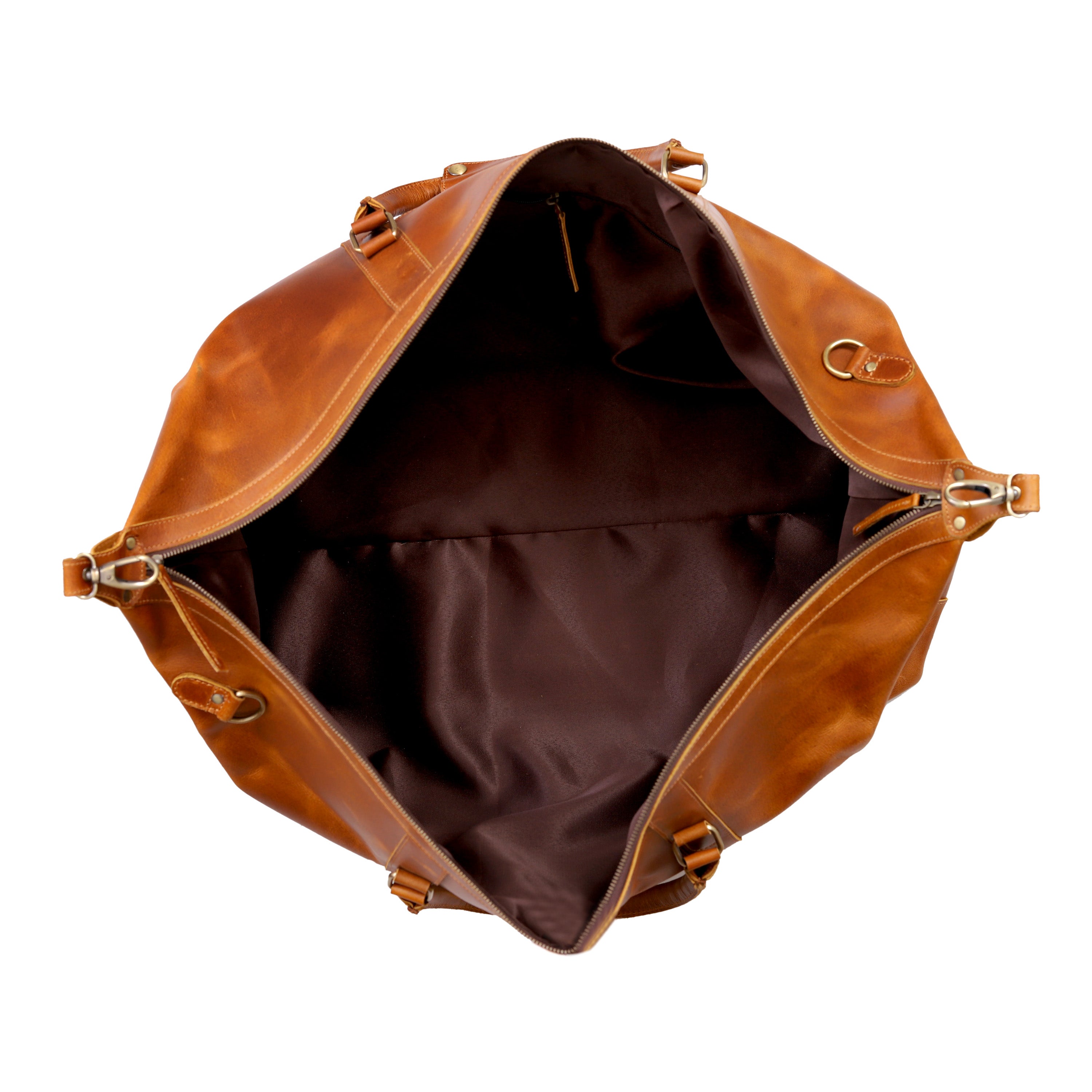 DLC Buffalo Leather Backpack & Duffel Combo