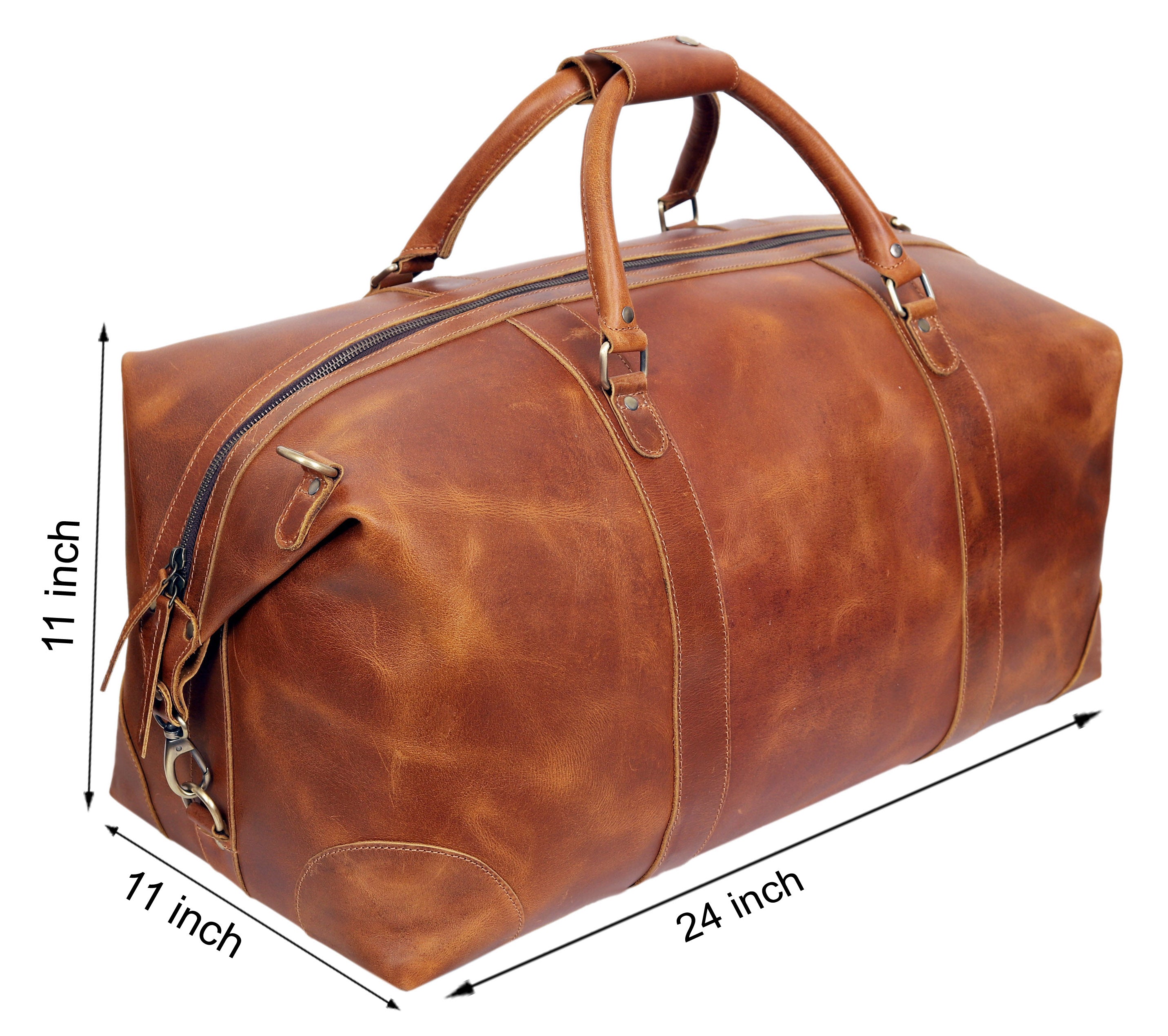 Nashville Leather Duffle Combo