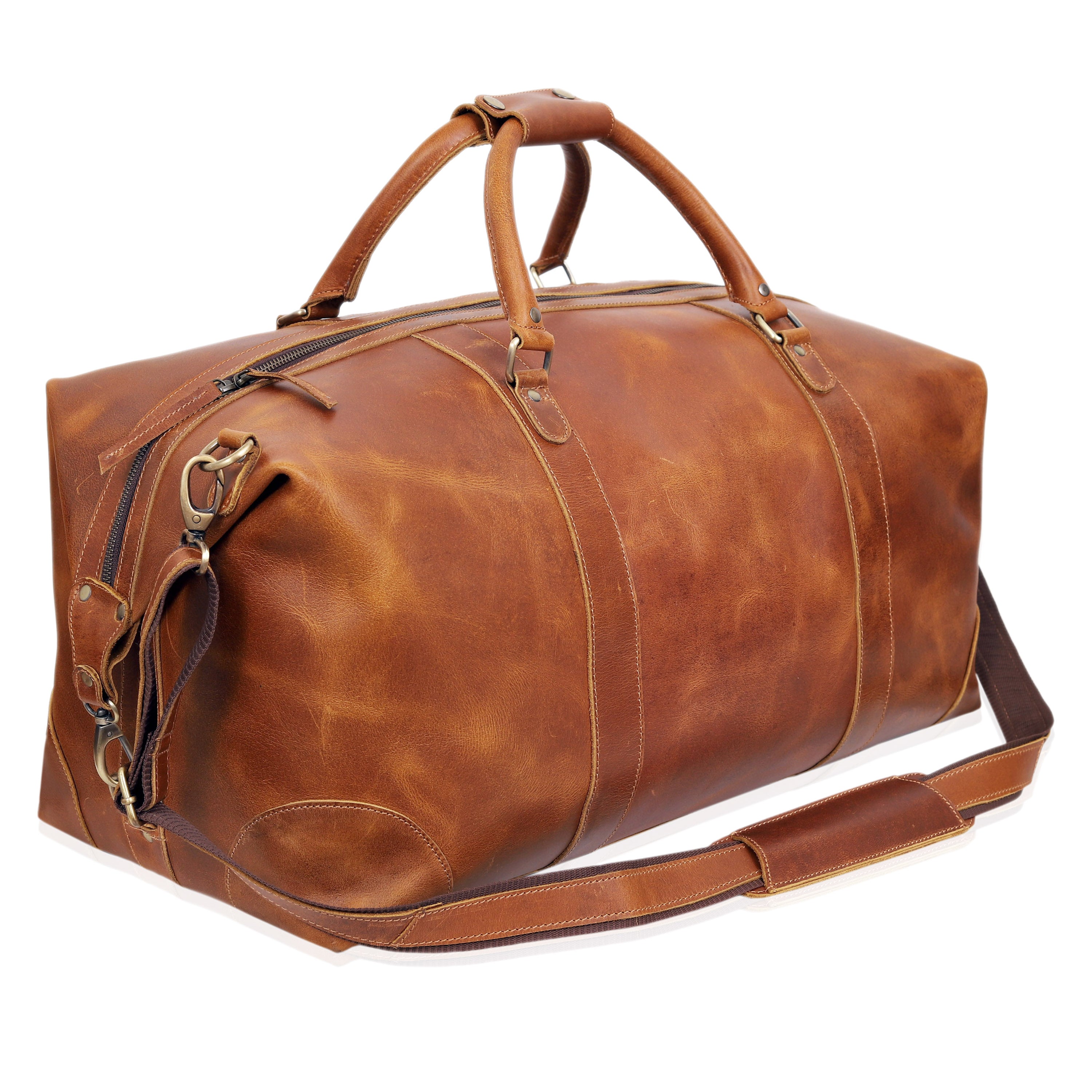 Nashville Leather Duffel Travel Bag