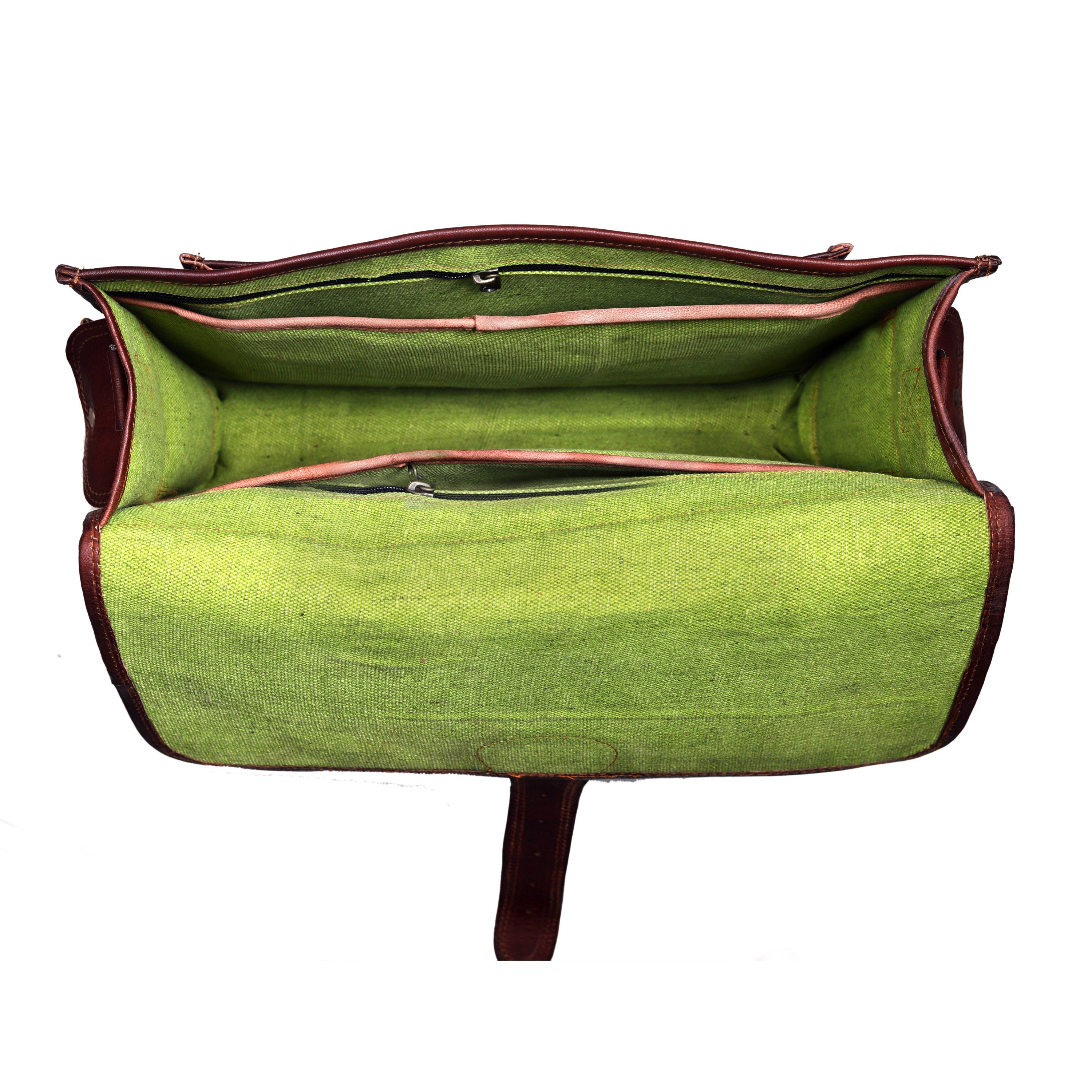 Premium Buffalo Leather Messenger Bag for Men
