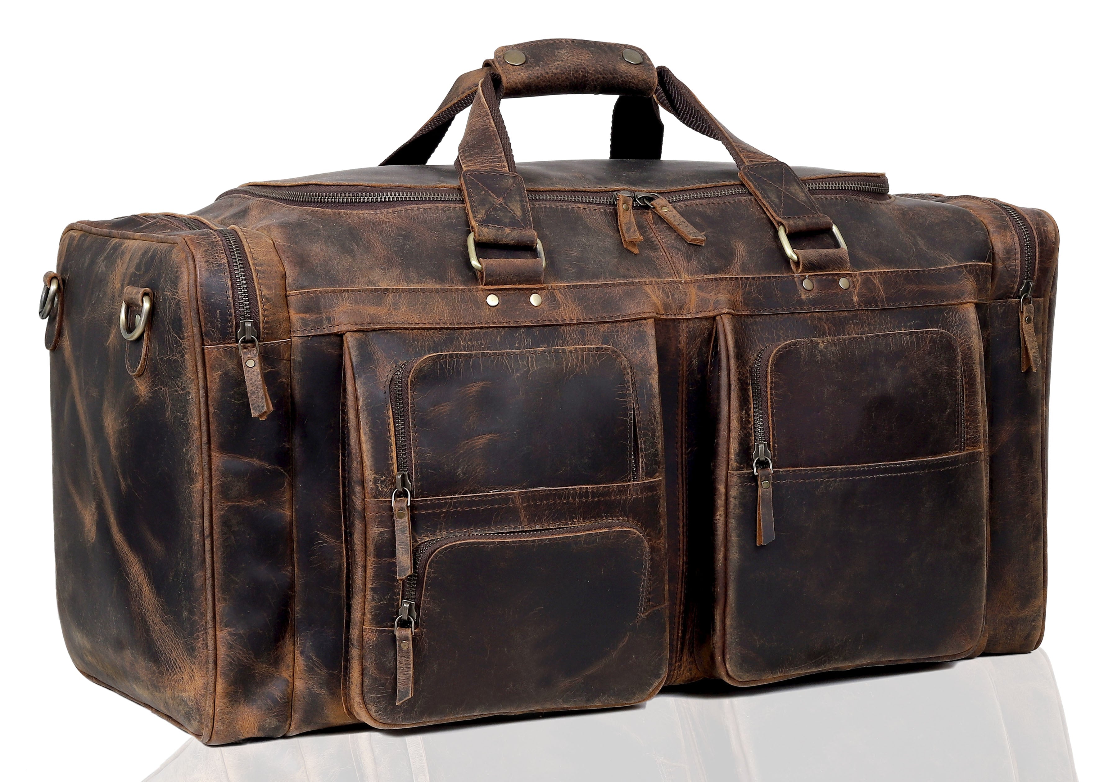Farm Premium Buffalo Leather Duffle
