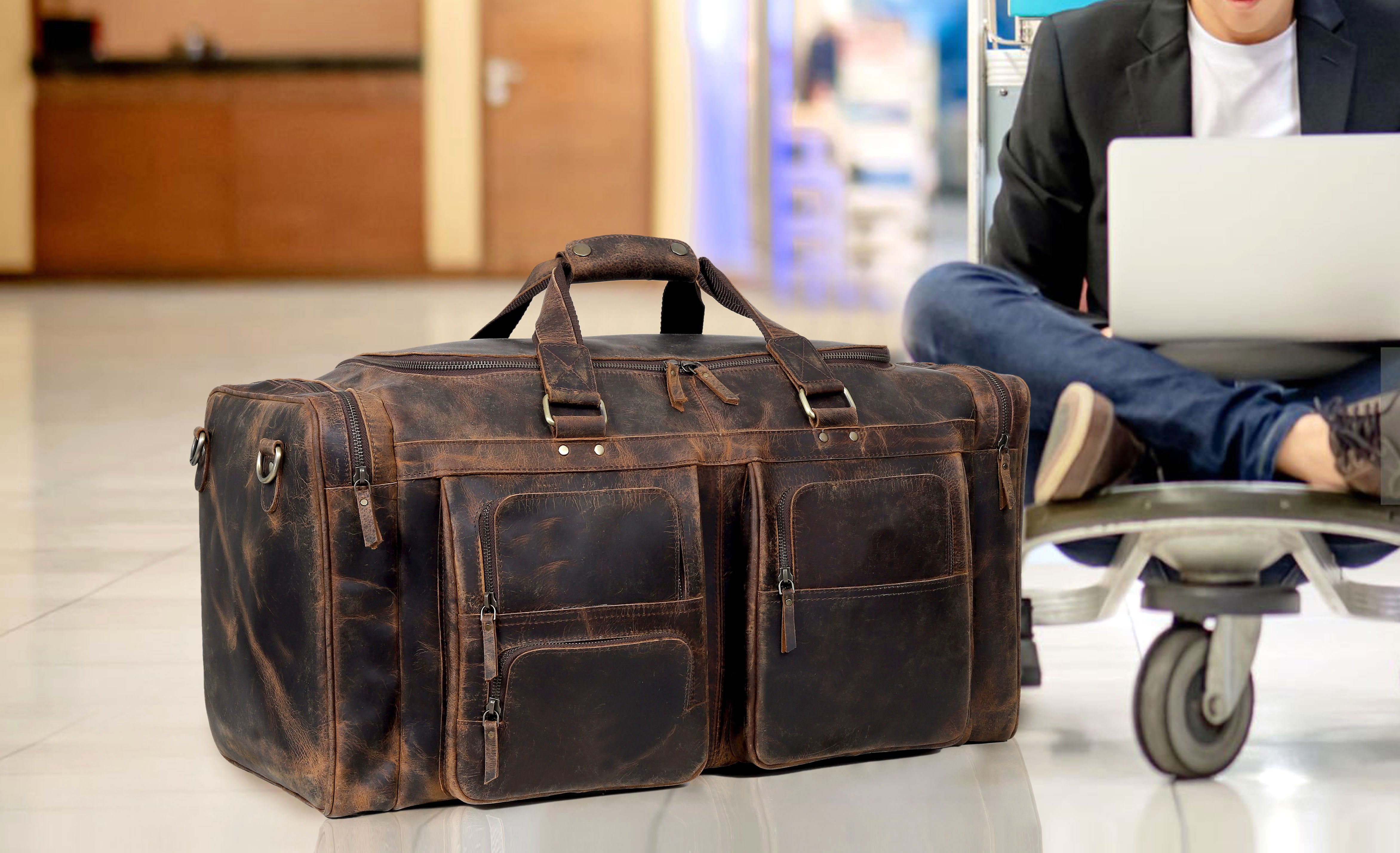 Farm Premium Buffalo Leather Duffle
