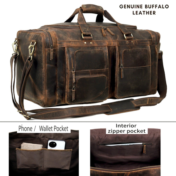 Dakota Legacy Buffalo Duffle Bag