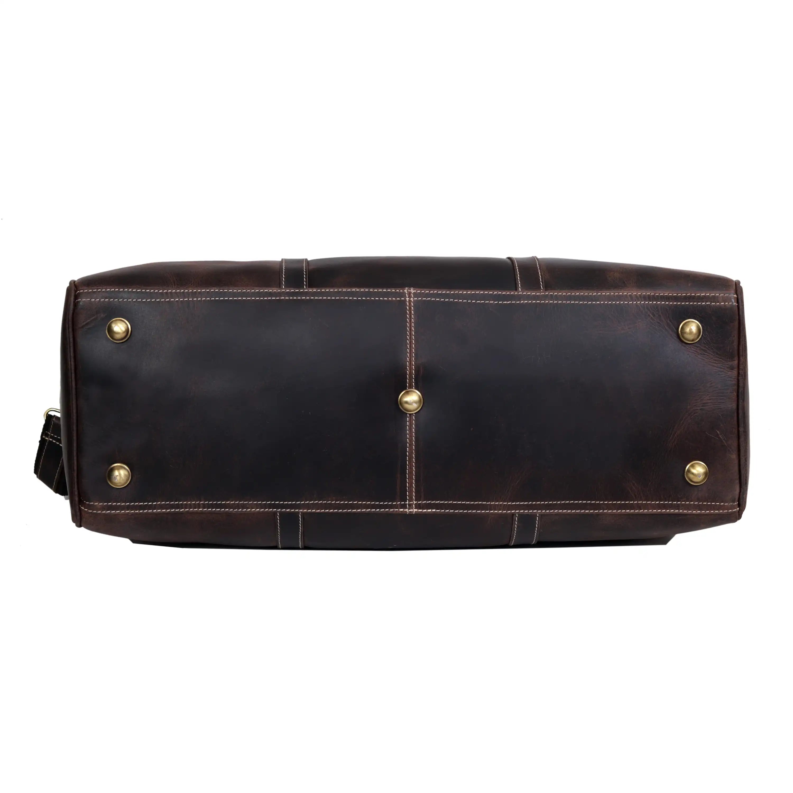 Charlotte Buffalo Leather Duffle Bag