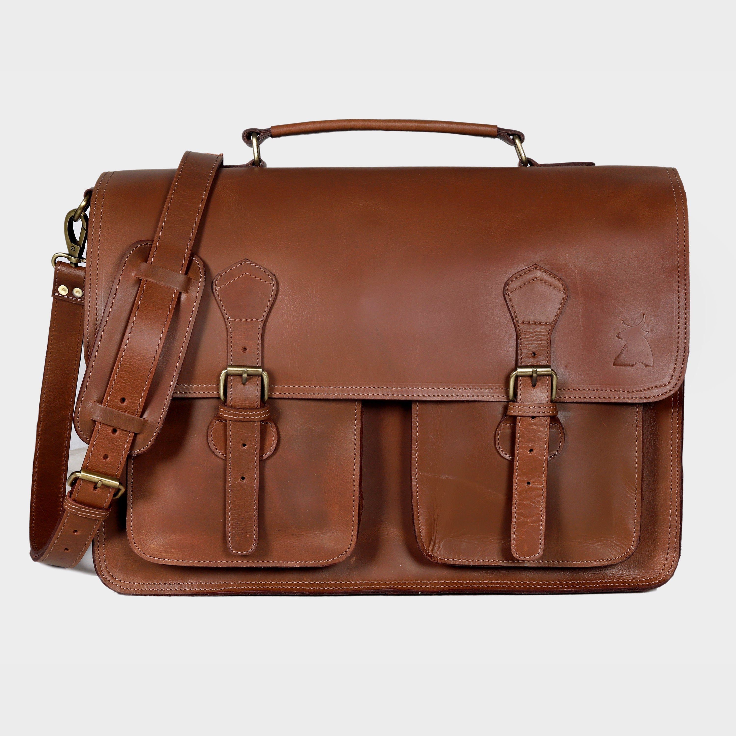 Roosevelt Buffalo Leather Briefcase