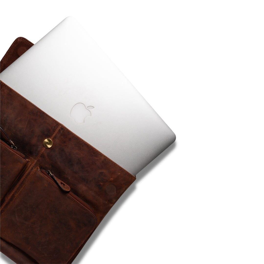 Leather Laptop Sleeve For MacBook Pro 14 inch - Davenport