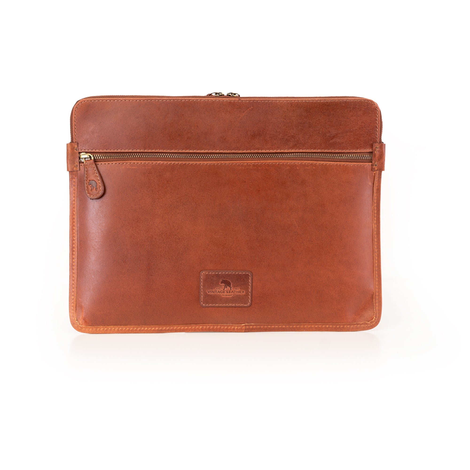Leather Laptop Sleeve Signature
