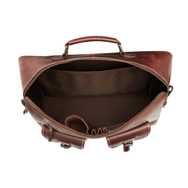 Full-Grain Buffalo Leather Briefcase