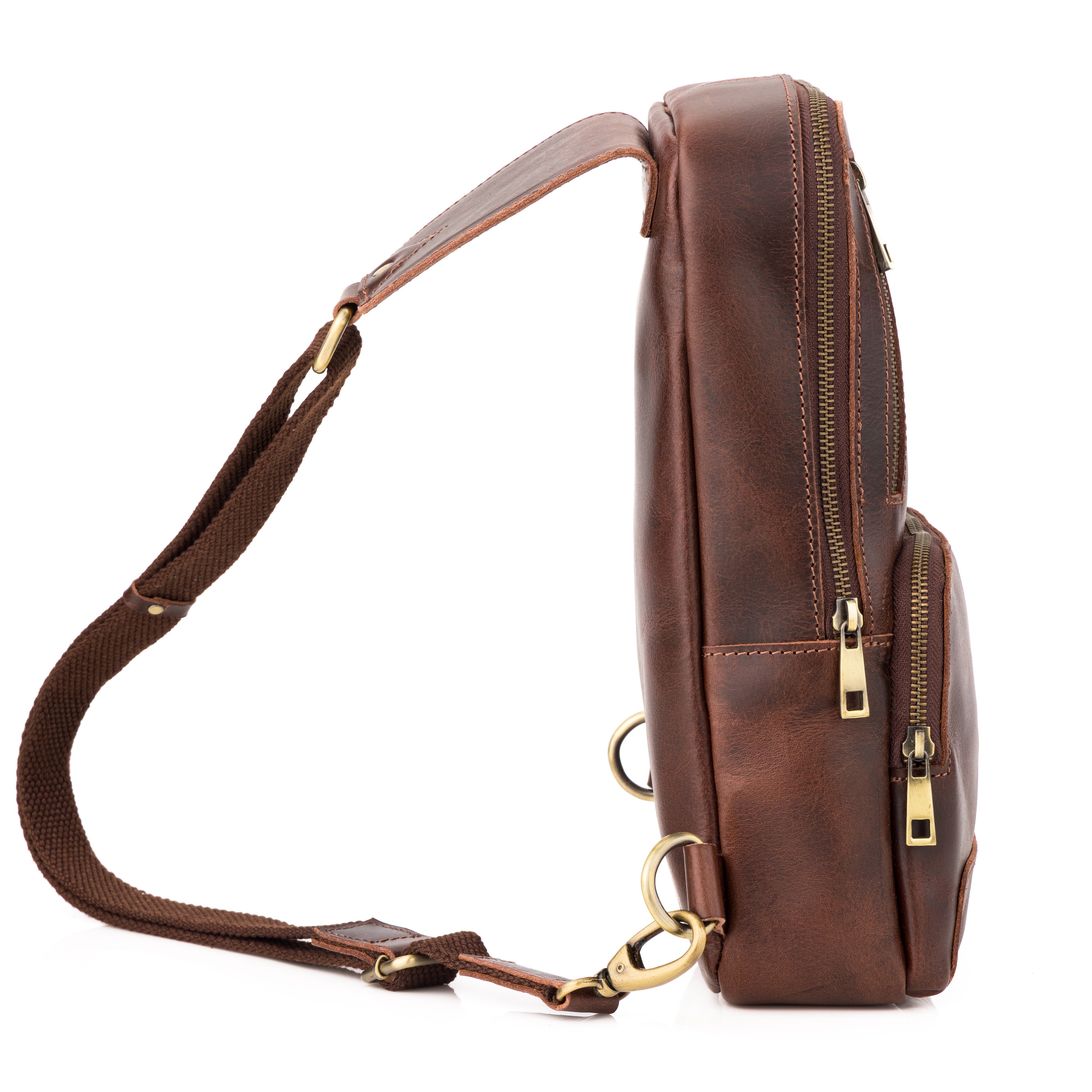 Daily Vintage Buffalo Leather Sling Bag