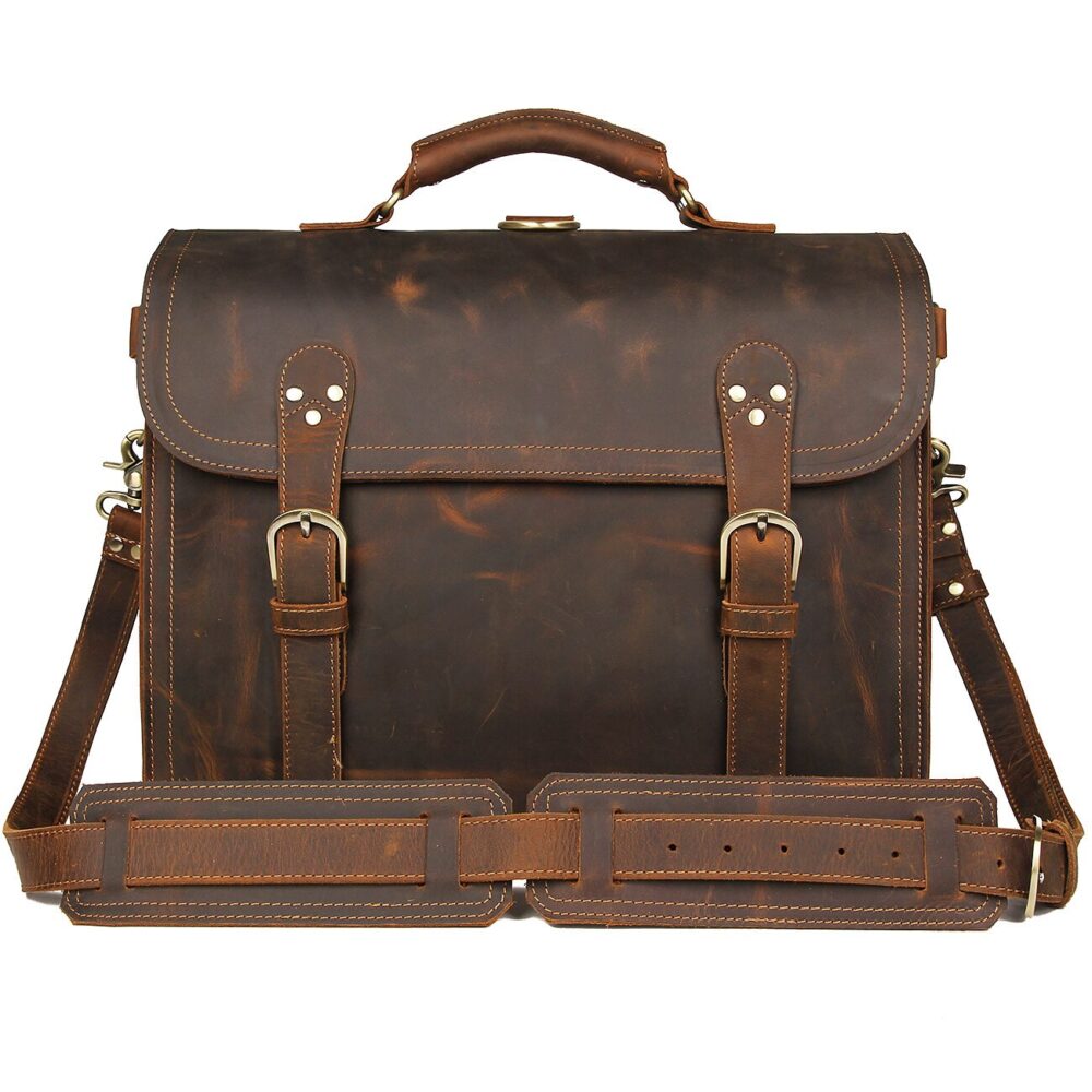 Classic Vintage Leather Briefcase