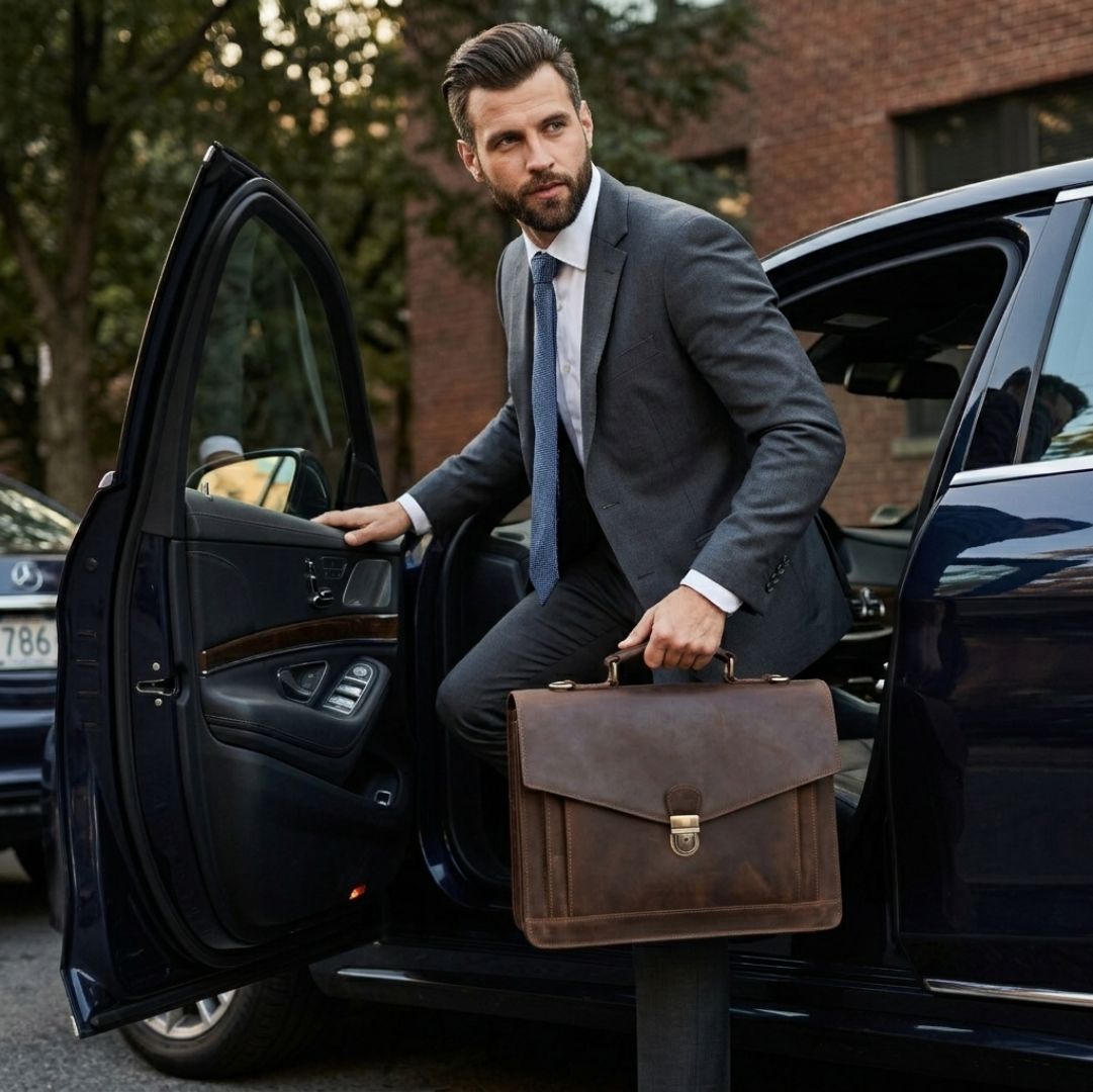 Lawyer Leather Briefcase Bag