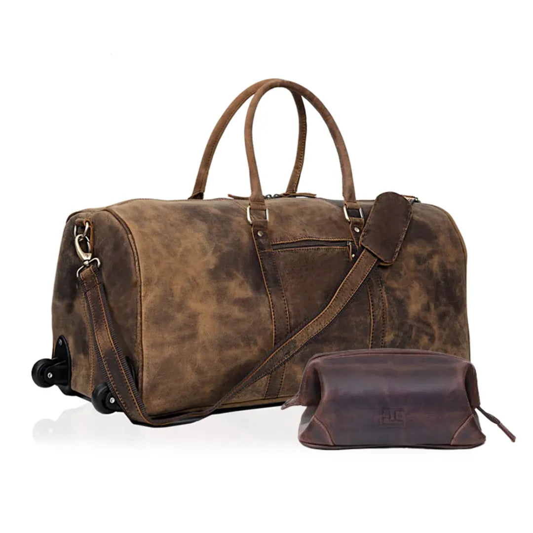 Atlanta Leather Duffle Combo