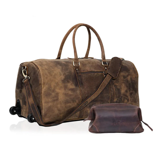 Atlanta Leather Duffle Combo
