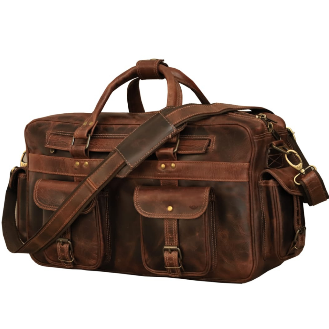 Executive Business Buffalo Leather Briefcase