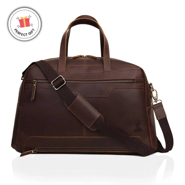 Walker Leather Travel Duffle Bag