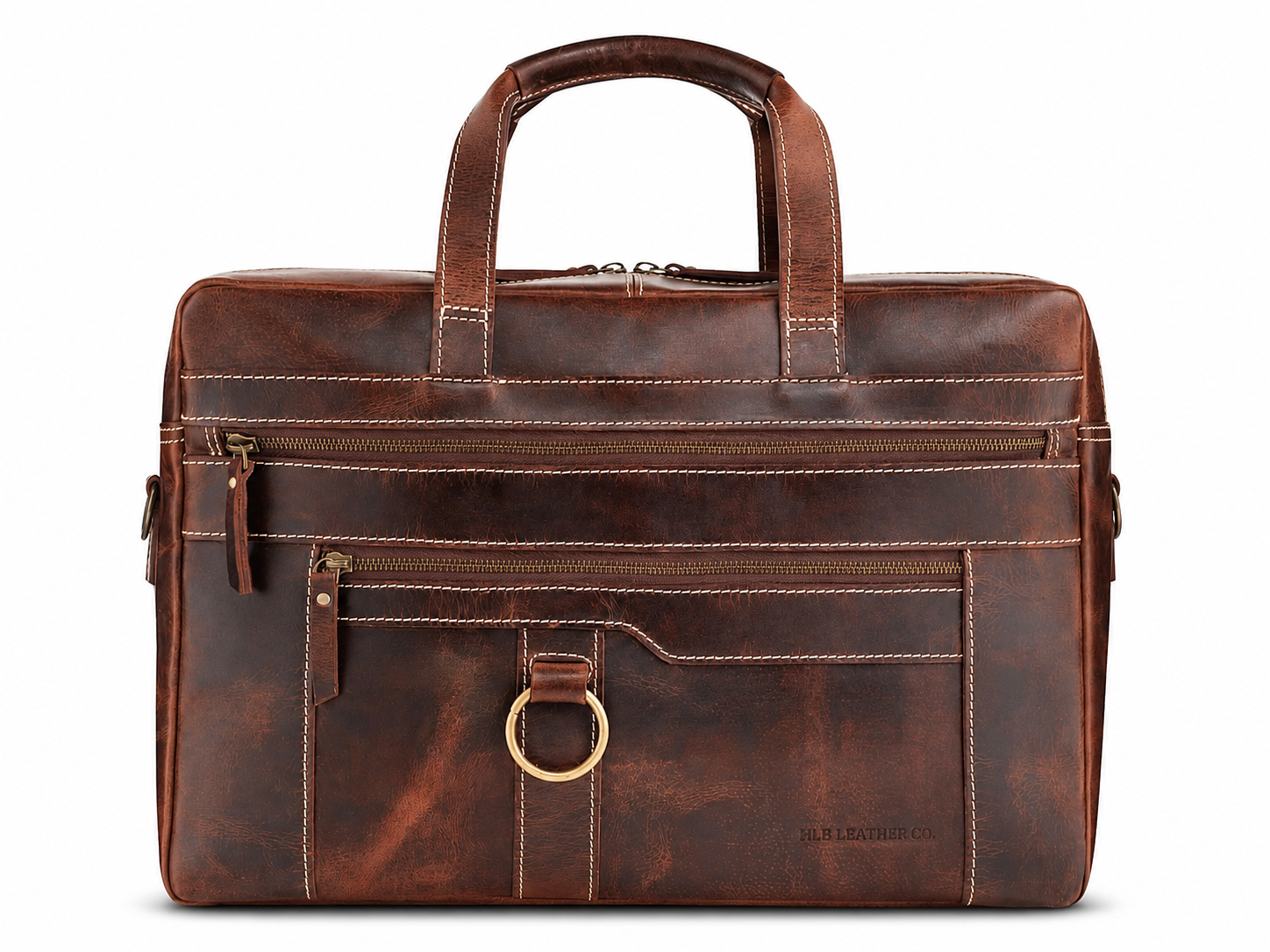 Jasper Buffalo Leather Briefcase