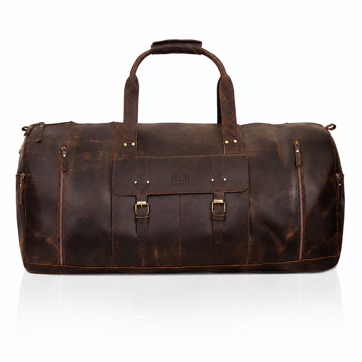 The Endre Weekender | Vintage Leather Duffle Bag