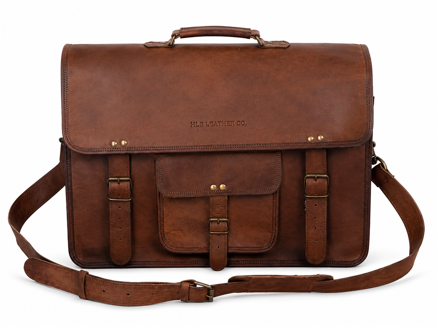 Grove Leather Messenger Bag – Classic Work & Everyday Satchel