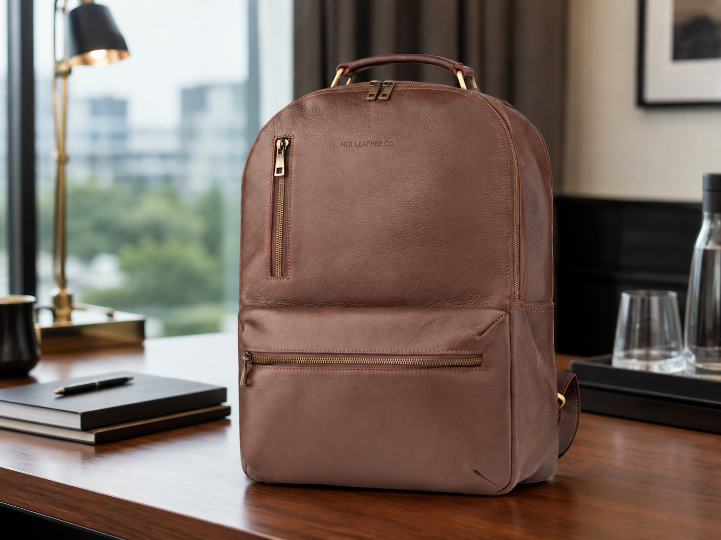 Pursuit Leather Backpack