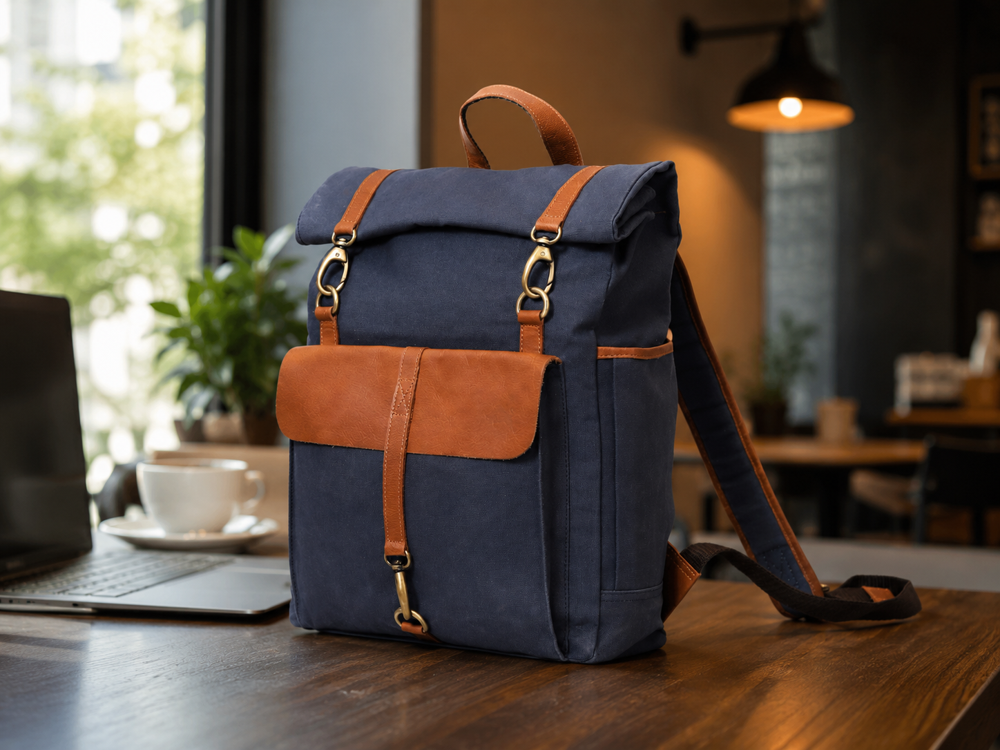 Drake Buffalo Leather Backpack