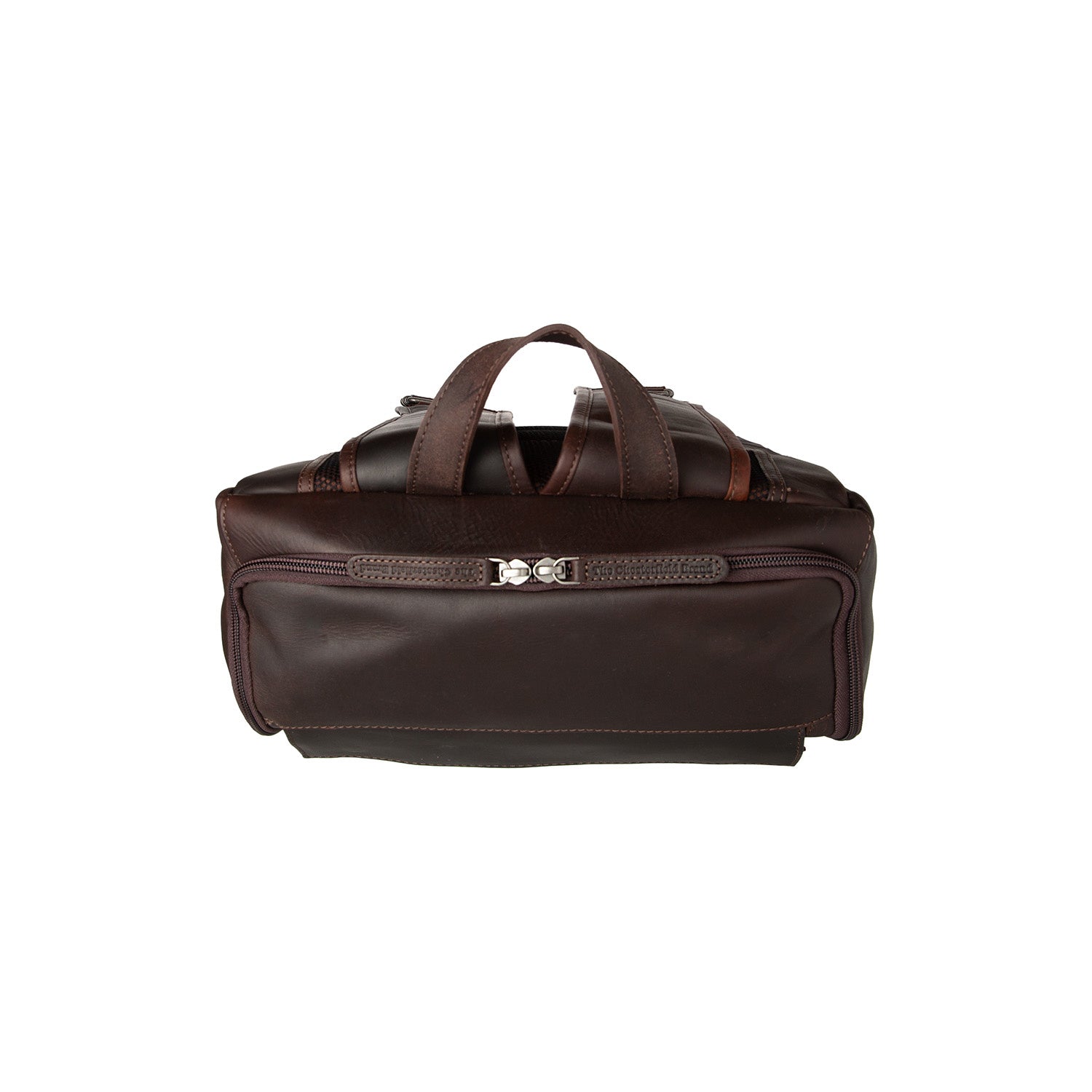 Leather Laptop Backpack Brown Rich