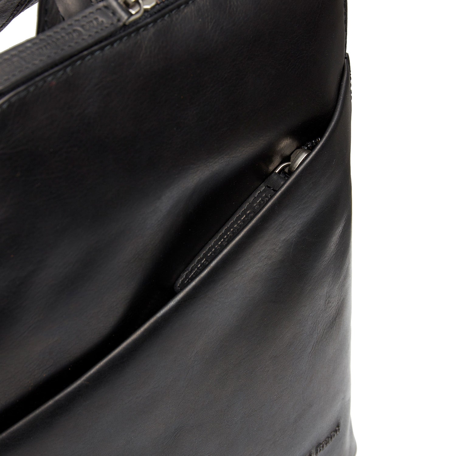 Leather Backpack Black Claire