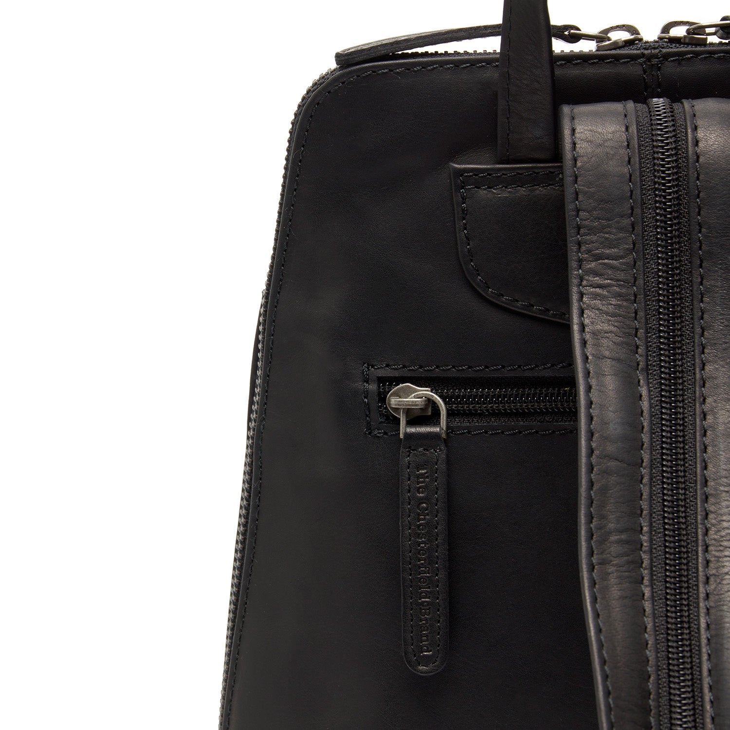 Leather Backpack Black Claire