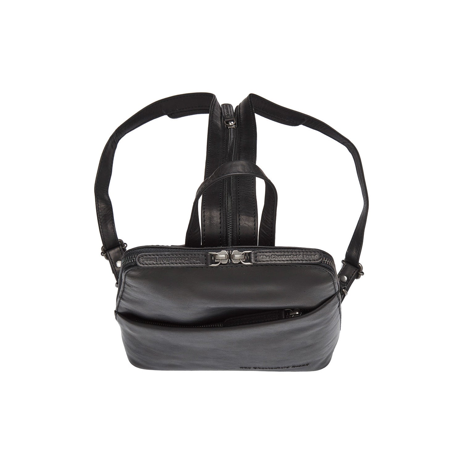 Leather Backpack Black Claire