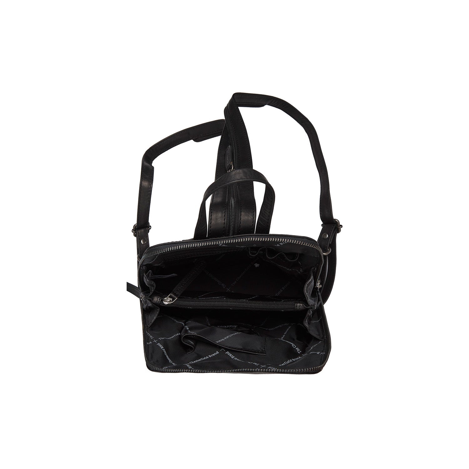 Leather Backpack Black Claire