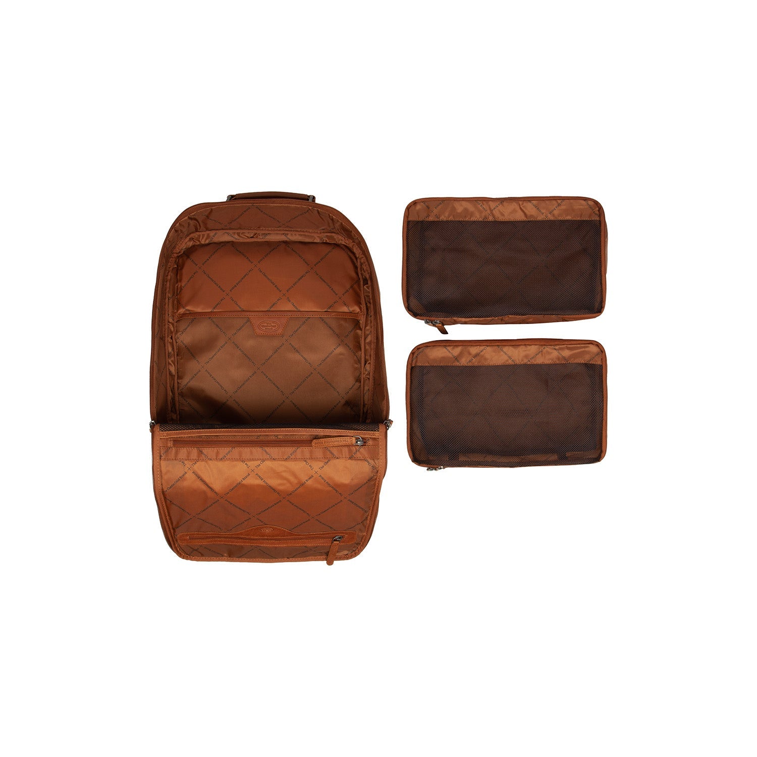 Leather Travel Backpack Cognac Jamaica