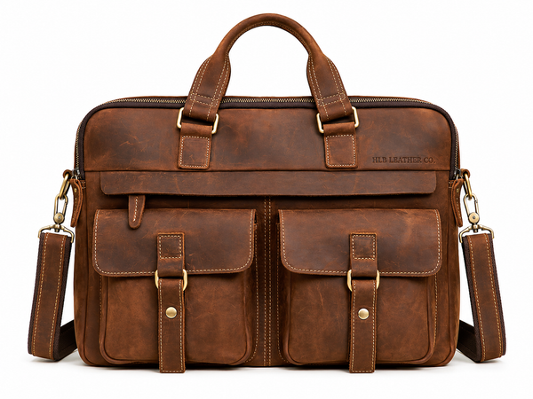 European Style Leather Briefcase