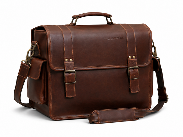 Buffalo Leather Satchel Briefcase