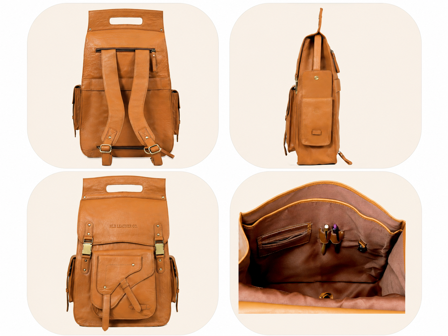 ROMEO Leather Backpack Travel